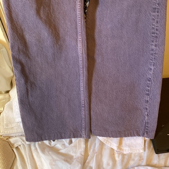 Zara purple high high wide leg jeans size 28 - Picture 4 of 8